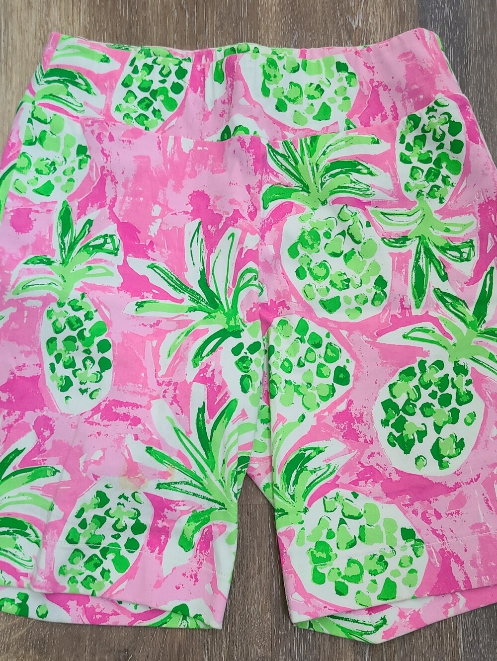Barbara Erickson Pineapple Print Bermuda Shorts Size 6